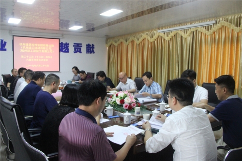 【重大会议】奋斗谋发展 实干开新篇 整装再出发 全力书写高质量发展新答卷——杭构公司（建工建材公司、建工砼公司）等三家单位第二十二次（十二次）股东会、六届董事三次会议圆满召开